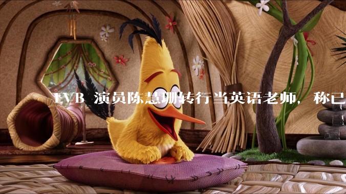 TVB 演员陈慧珊转行当英语老师，称已拿博士学位，如何看待她的选择？为什么这么多 TVB 演员转行？